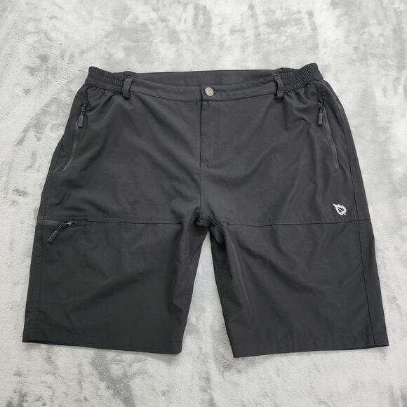 BALEAF Shorts Mens XXL Black Laureate Multi-Pocket Training Stretch Athletic - Picture 1 of 10